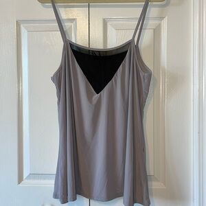 Boohoo Mesh Panel Tank Top